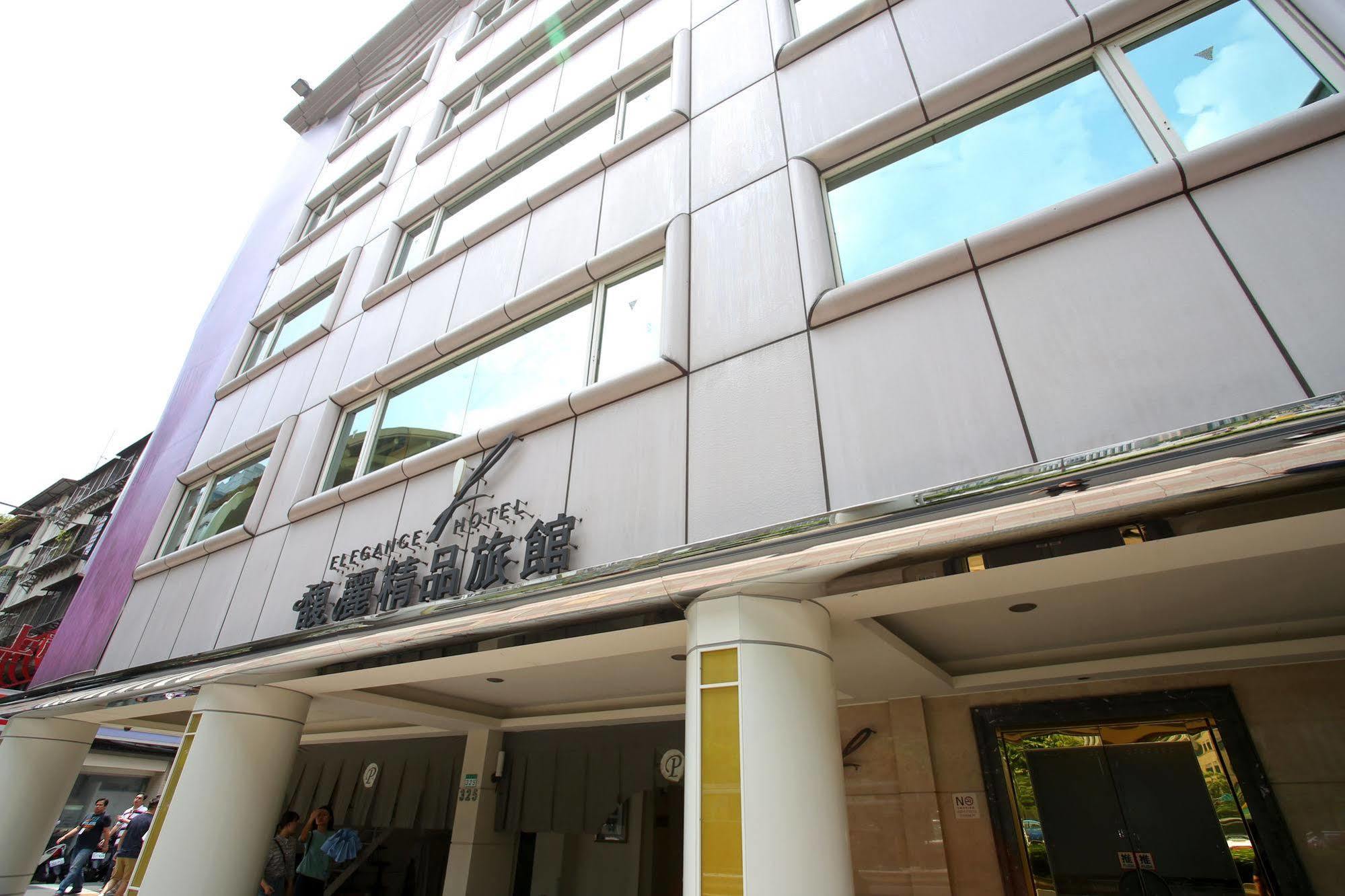 Elegance Hotel Taipei Exterior foto